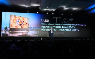 海信发布全球首台116英寸RGB-Mini LED电视，色彩表现超越QD-OLED